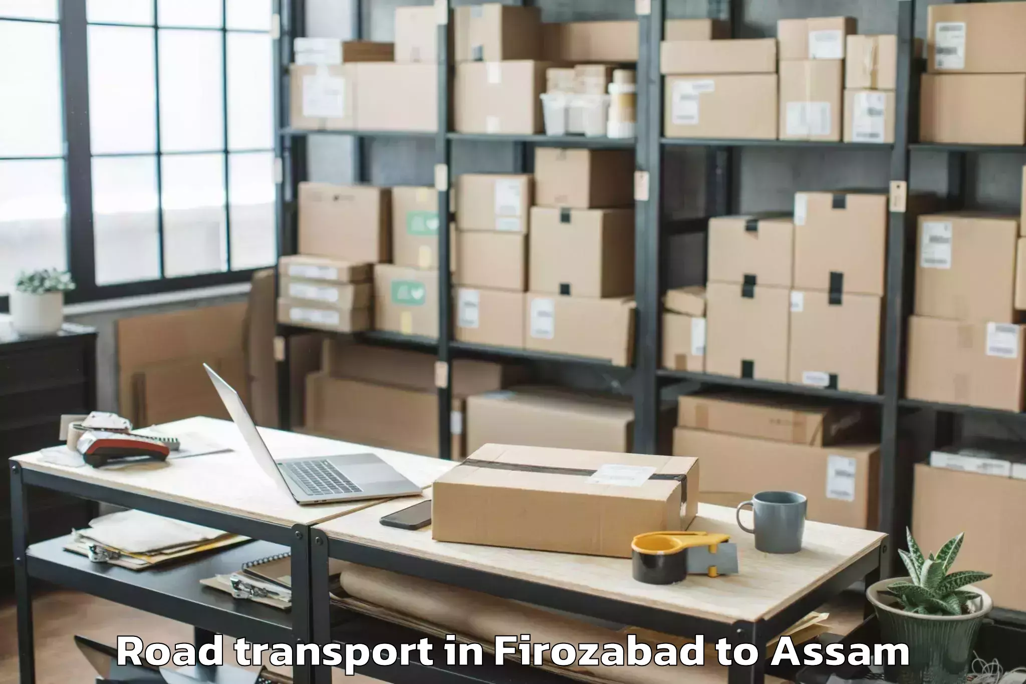 Hassle-Free Firozabad to Baganpara Pt Road Transport